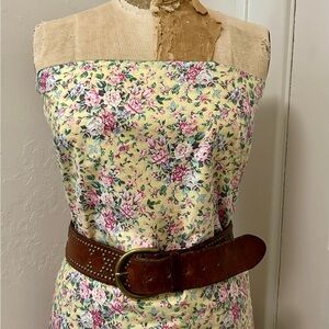 Vintage cotton floral yard goods